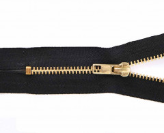 Молния металл Т-5 1 замок 20см (100шт) латунь