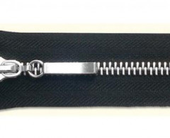 Молния металл Т-8 1 замок 55см (100шт) никель