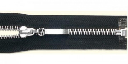 Молния металл никель Т-8 1 замок Разъемная 55см в Белгороде