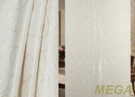 Ткани портьерные Жаккард Блэкаут ZG S BK135-2/280 BL