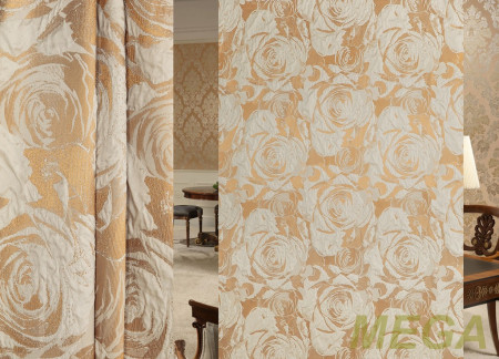 Ткани портьерные Многоцвет Жаккард RM R1655-col.3/300 P