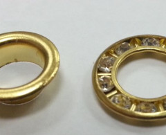 Люверсы со стразами 15мм (уп 2 000шт)