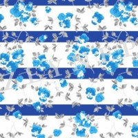 Полотно трикотажное Кулирка 30/1 набивная в рулоне  в Белгороде