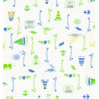 Полотно трикотажное Кулирка 30/1 набивная в рулоне  в Белгороде
