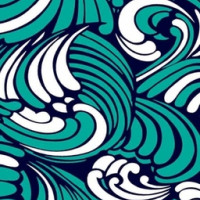 Полотно трикотажное Кулирка 30/1 набивная в рулоне  в Белгороде